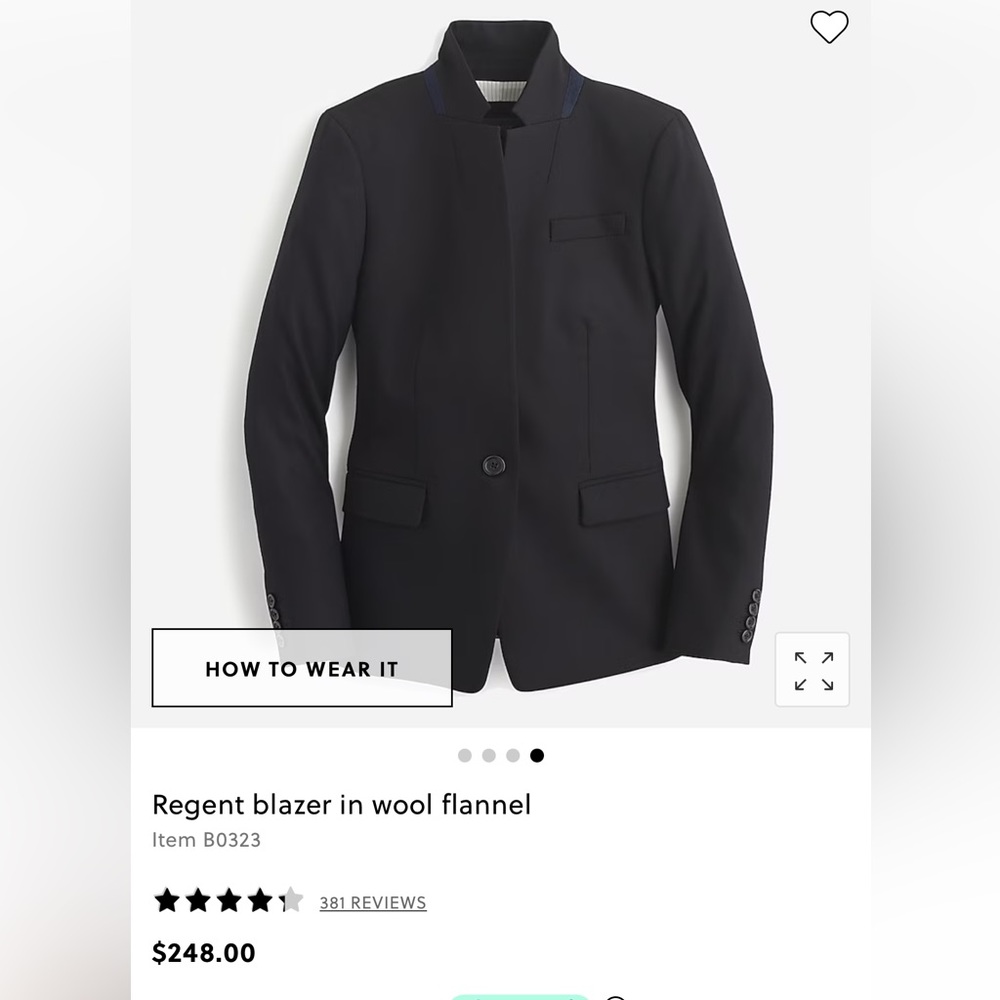 J Crew Regent Blazer
